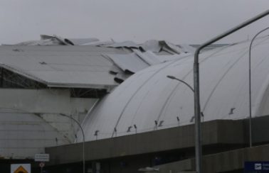 Rajadas de vento provocam estragos no Aeroporto de Fortaleza