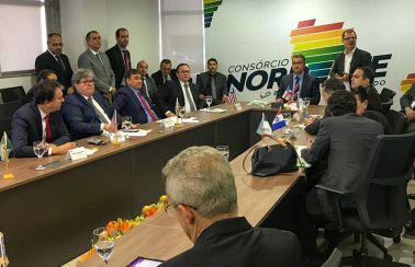 Em Brasília, governadores nordestinos participam de reunião e inauguram sede do Consórcio