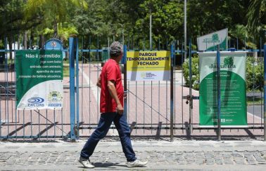 MPPE recomenda fechamento de parques, praças e praias do Recife por 30 dias