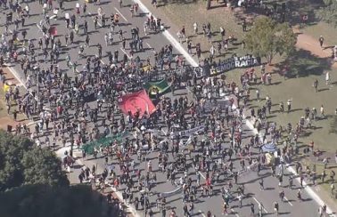 Manifestantes fazem protesto contra Bolsonaro neste domingo (7)