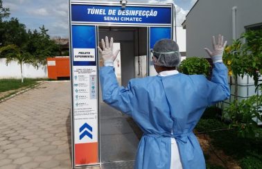 22 unidades de saúde na Bahia já contam com túneis de desinfecção