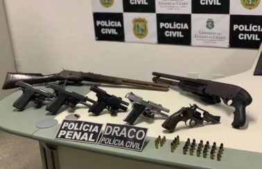 Número de armas de fogo apreendidas em 2020 no Ceará cresce 12,8% em comparação ao ano passado