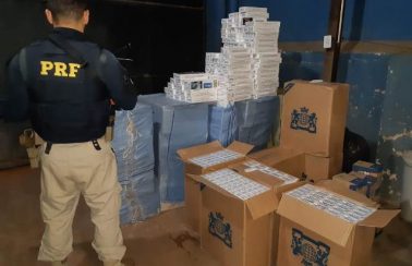 72 toneladas de cigarros contrabandeados são destruídos no Maranhão