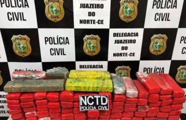 Baiano é preso pela Polícia Civil com quase 40 kg de drogas no interior do Ceará