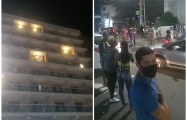 Hóspedes jogam dinheiro de varanda de hotel em Salvador; veja vídeo