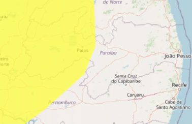 Inmet emite alertas de acumulado e perigo de chuvas para 107 cidades da Paraíba