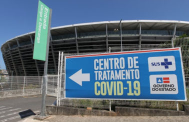 Com menos de uma semana de abertura, hospital de campanha da Arena Fonte Nova atinge 97% de ocupação de leitos de UTI