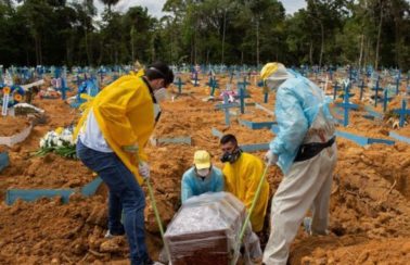 Brasil completa 2 semanas como o país com mais mortes diárias por Covid no mundo