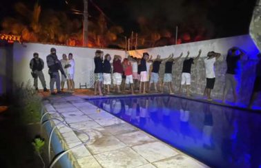 Festa clandestina é encerrada pela polícia do Ceará e 27 pessoas são detidas