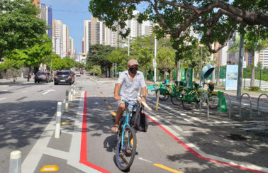 Fortaleza está entre as capitais do Mundo que mais implantaram infraestruturas cicloviárias durante a pandemia