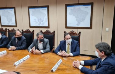 Paulo Câmara tem reunião com ministro da Infraestrutura para destravar Transnordestina