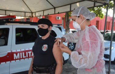 Paraíba tem expectativa de atingir 100% do efetivo da Segurança Pública vacinado até próxima semana