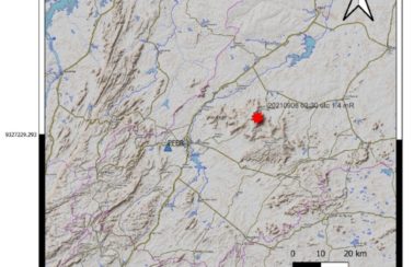 Tremores de terra são registrados entre a noite e a madrugada em Portalegre e no mar do RN