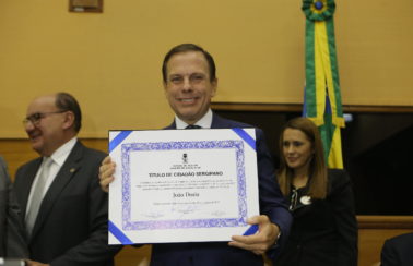 A convite do PSDB de Sergipe, Doria visita Aracaju pelas prévias
