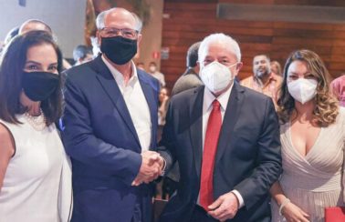 Lula e Alckmin se encontram em jantar com políticos em São Paulo