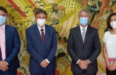Governador do Piauí, Wellington Dias se reúne com Embaixada de Portugal em Brasília