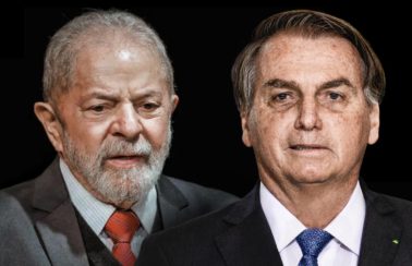 Segundo Datafolha, 51% dizem não votar em Bolsonaro de jeito nenhum, ante 37% em Lula