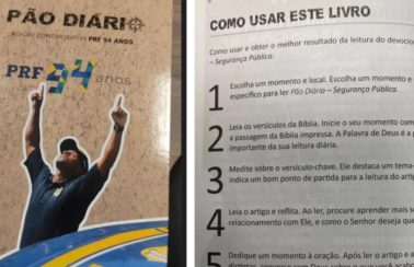 Governo distribui livros na PRF com recomendação de leitura da Bíblia e gera incômodo em servidores
