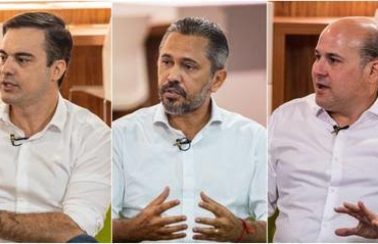 Pesquisa Ipec no Ceará: Capitão Wagner tem 35%; Elmano, 22%; e Roberto Cláudio, 21%