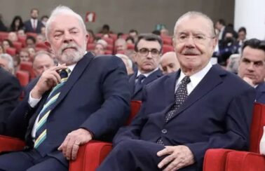 José Sarney, ex-presidente da República, declara voto em Lula no segundo turno
