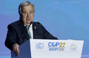 ‘Estamos no caminho para o inferno climático’, alerta Guterres na COP 27