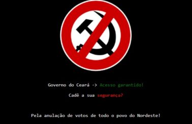 Hackers invadem sites do Governo do Ceará, pedem anulação de votos do Nordeste e ‘morte à Lula’