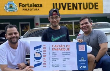 Programa que concede passagens aéreas e terrestres para jovens abre inscrição em Fortaleza