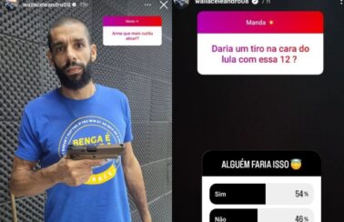 Wallace é suspenso de competições por 90 dias após publicação sobre tiro em Lula