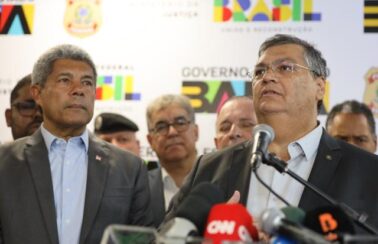 Na Bahia, Flávio Dino descarta Força Nacional e anuncia investimentos de R$ 109 milhões para combater a onda de violência