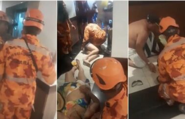 Turistas passam mal após ficarem quase duas horas presos em elevador de hotel em Fortaleza