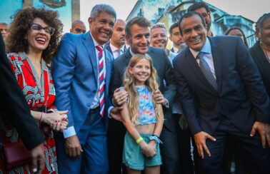 Emmanuel Macron visita Salvador e faz ‘tour’ pelo Centro Histórico ao lado de Jerônimo