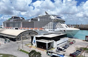 Porto de Maceió inicia temporada de cruzeiros 25/26 nesta quarta-feira (19) com a chegada do Costa Favolosa